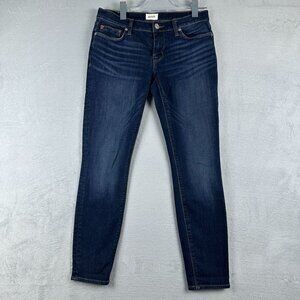 Hudson Super Skinny Jeans Ankle Krista Low Rise Womens Blue Size 26
